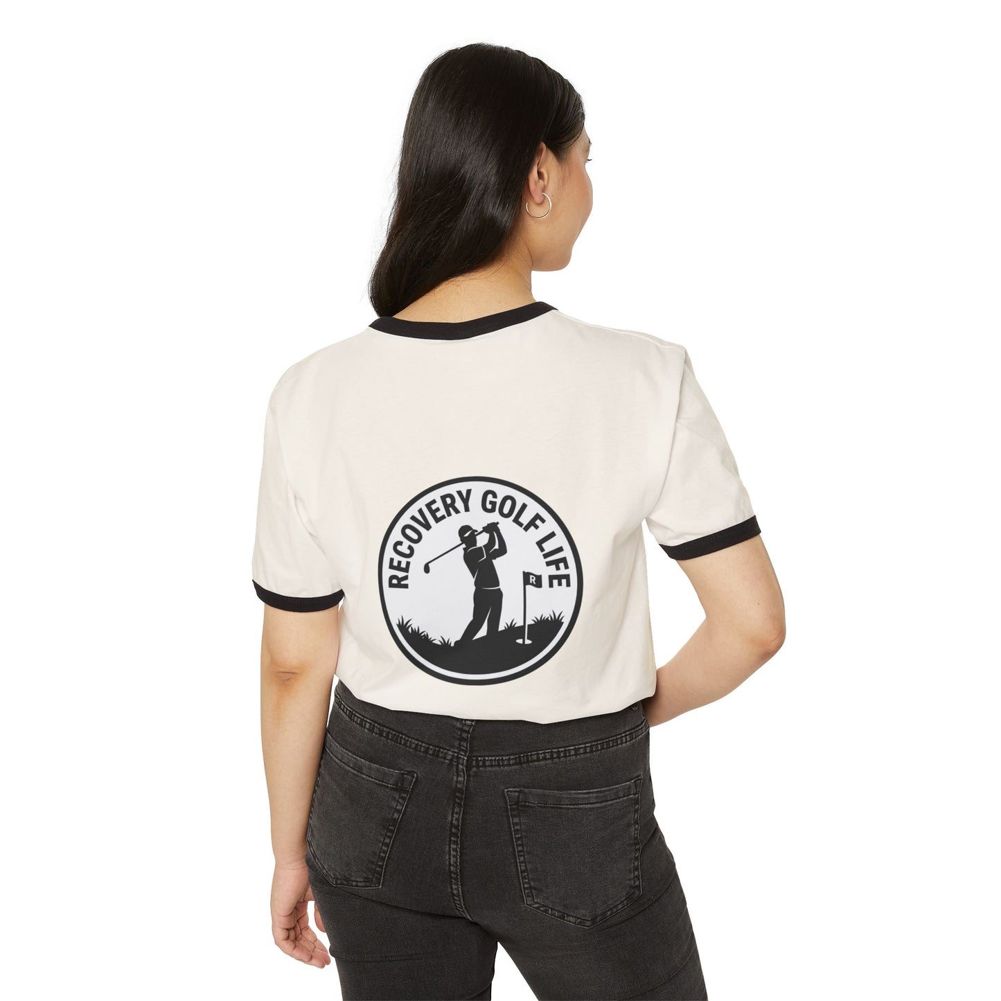 Unisex Recovery Golf Life - Ringer T-Shirt