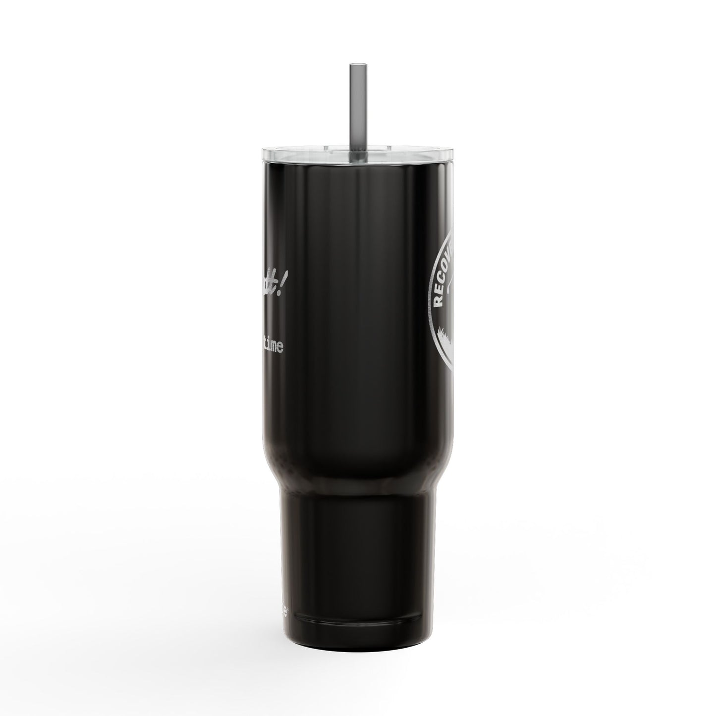 One Putt at a Time Tumbler | Engraved 40oz Insulated Travel Cup with Lid