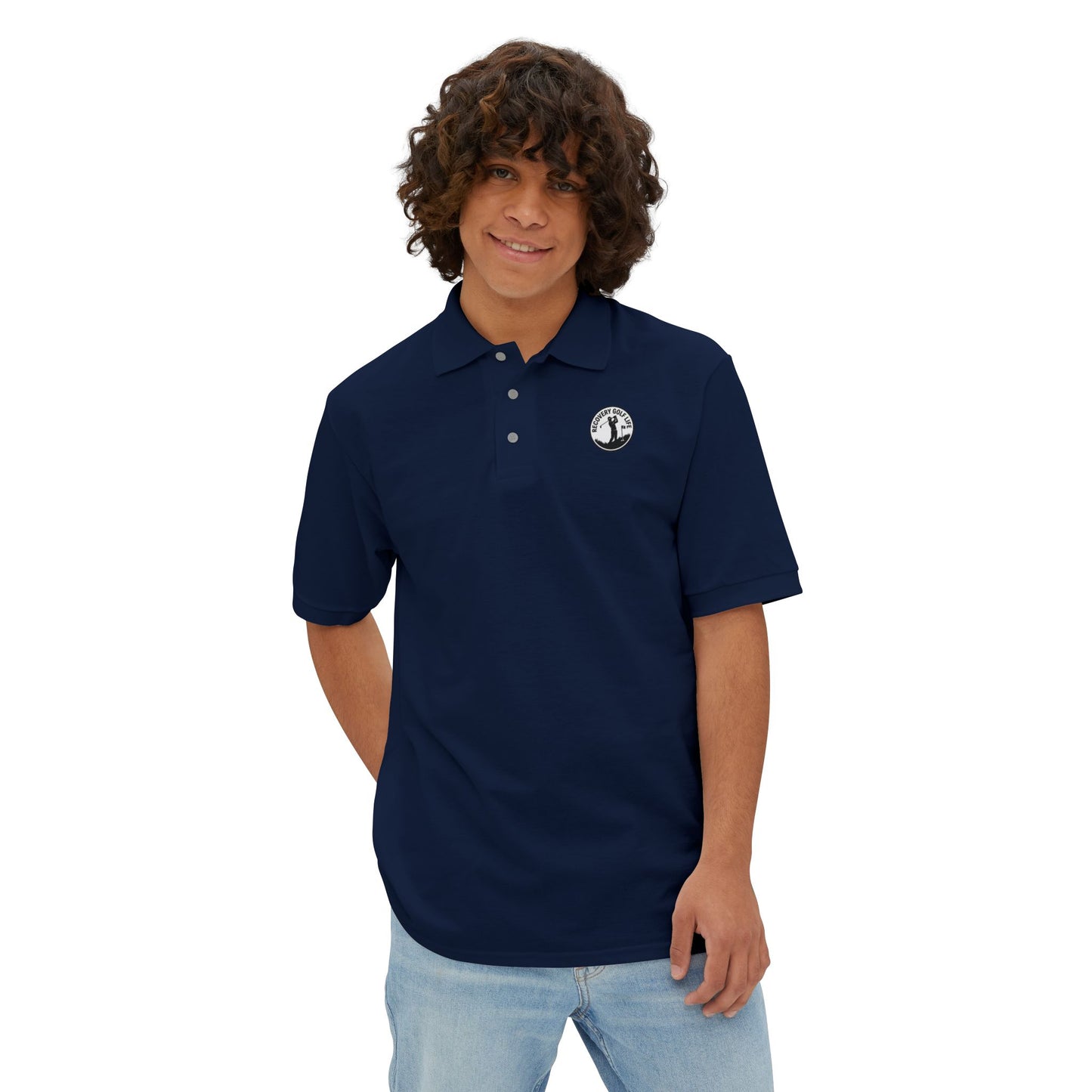 Classic Golf Crest Polo | Men's Polo, Embroidered Chest Logo