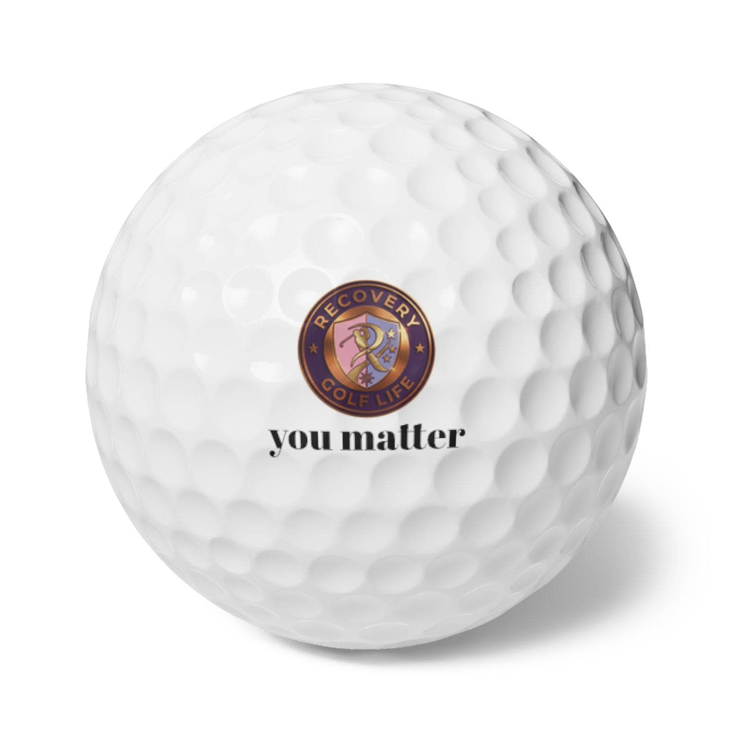 "You Matter" Golf Balls, 6pcs