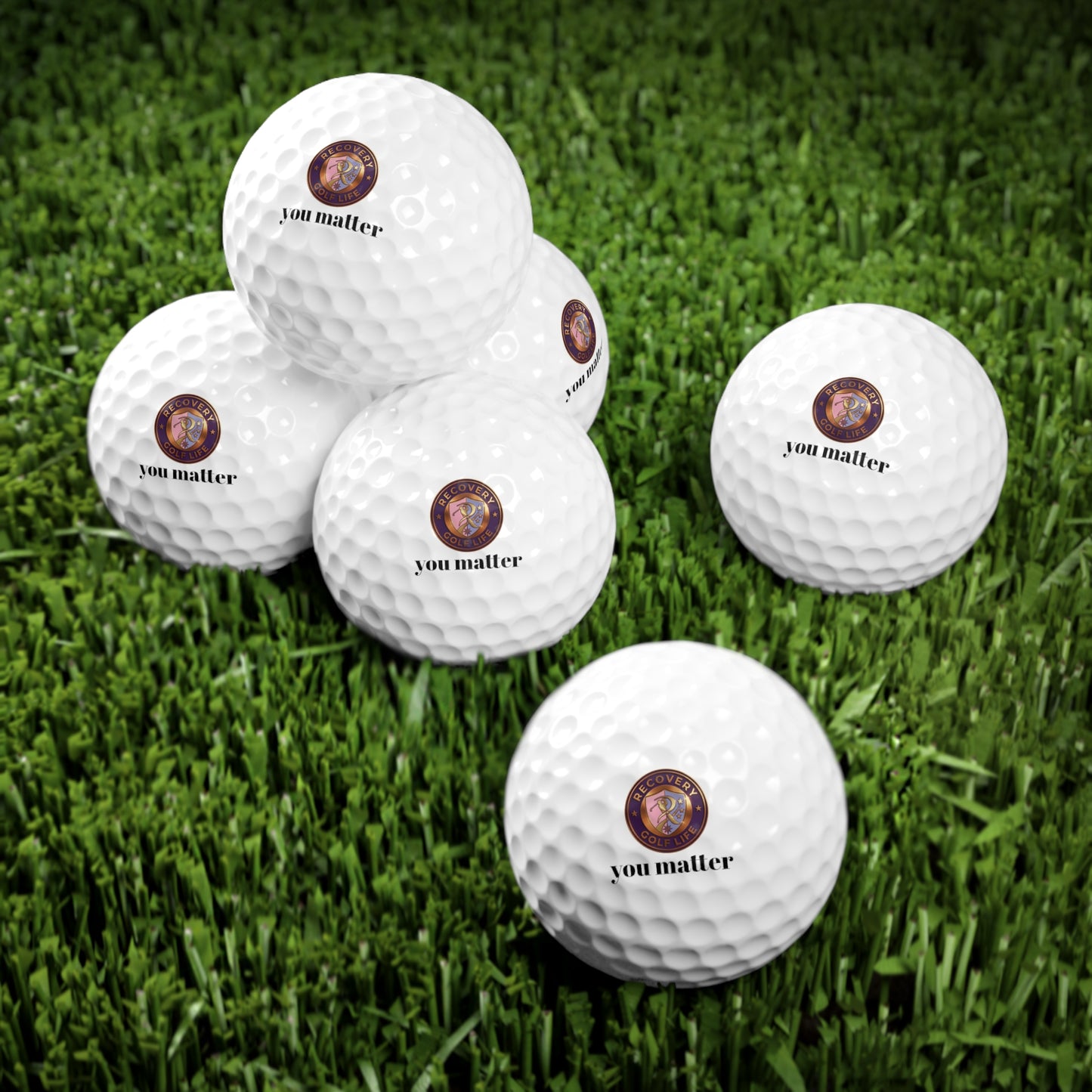 "You Matter" Golf Balls, 6pcs