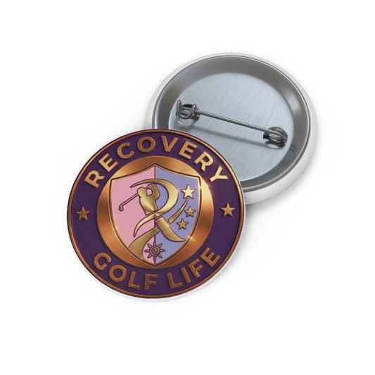 Recovery Golf Life Pin Button
