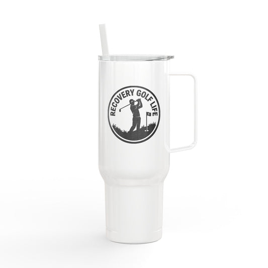 Engraved Recovery Golf Life Tumbler | 40oz Insulated Travel Cup with Lid
