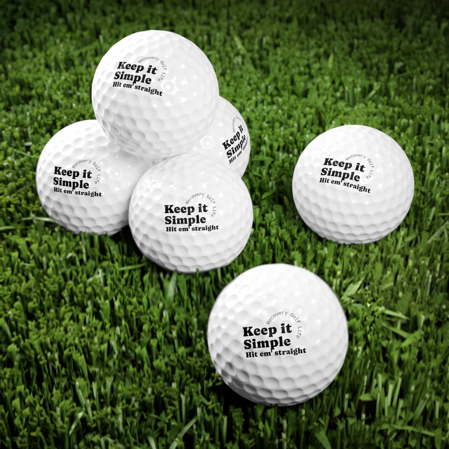 Keep it Simple - Golf Balls, 6pcs
