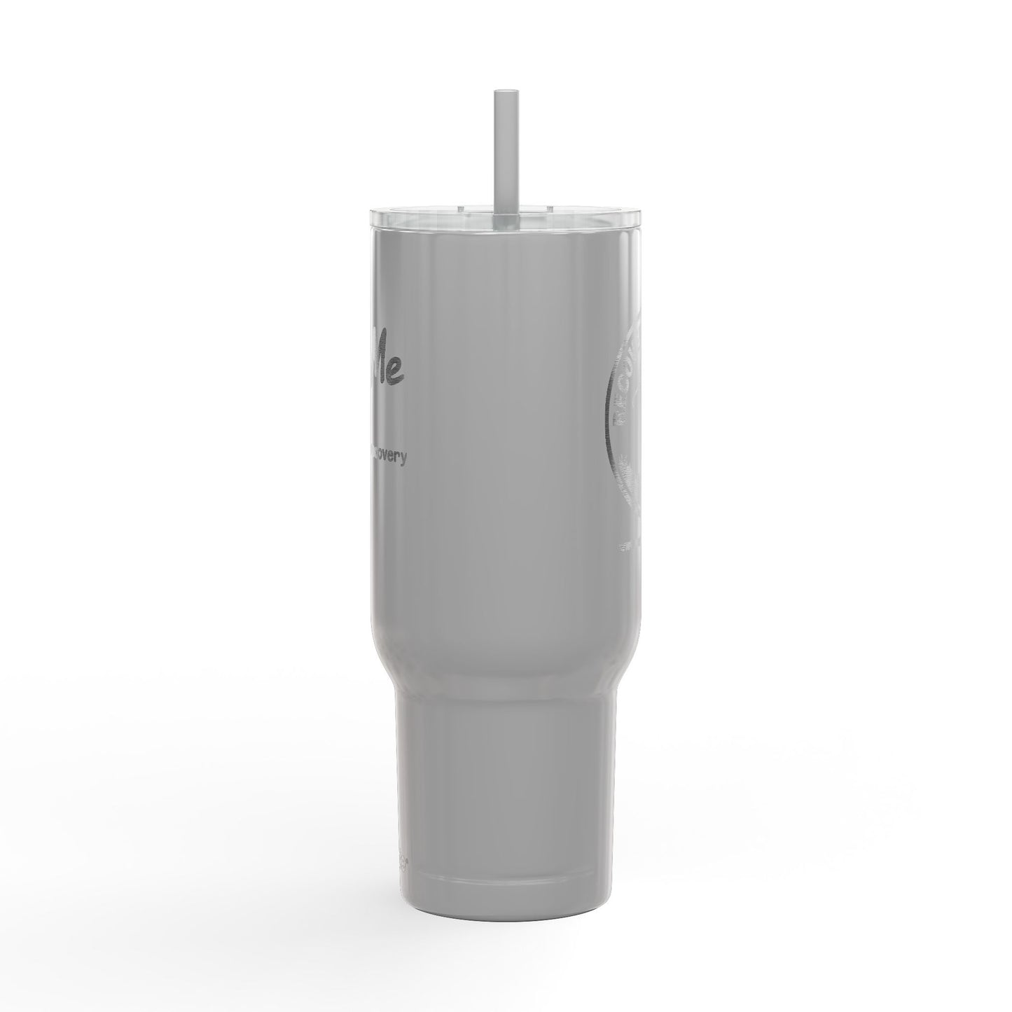 "Ask me about Recovery" Tumbler | Engraved 40oz Insulated Travel Cup with Lid