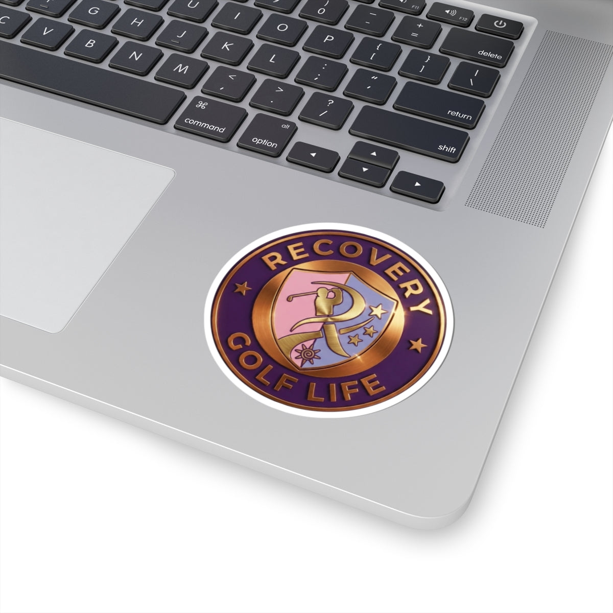 Recovery Golf Life Sticker | Round Kiss-Cut Golf Emblem