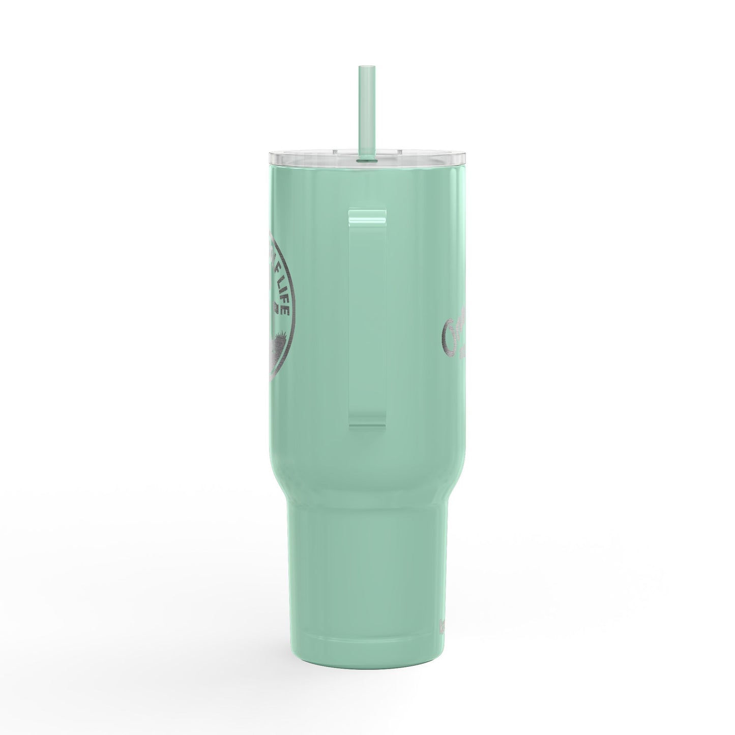 One Putt at a Time Tumbler | Engraved 40oz Insulated Travel Cup with Lid