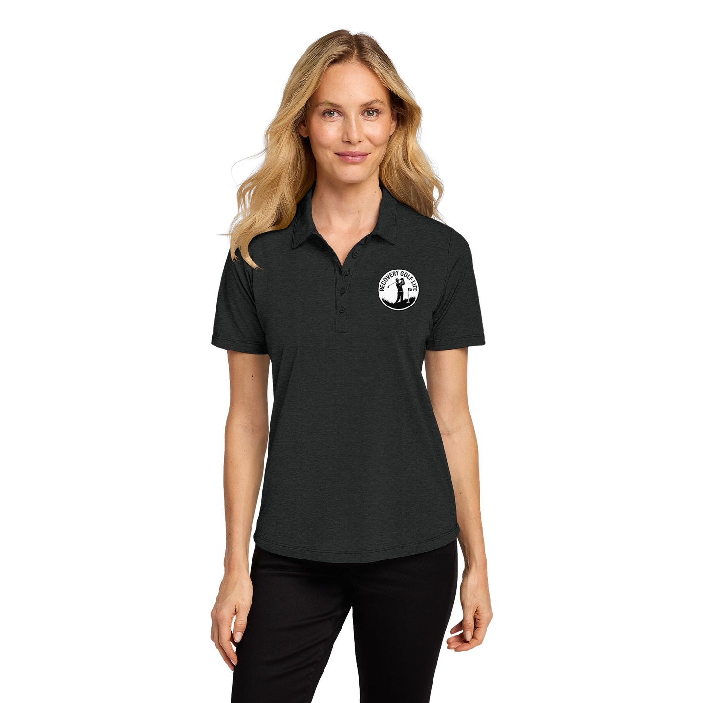 Ladies Polo — Embroidered Golf Emblem Women's Performance Polo