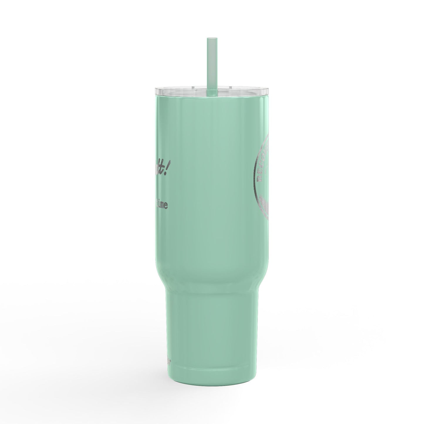 One Putt at a Time Tumbler | Engraved 40oz Insulated Travel Cup with Lid