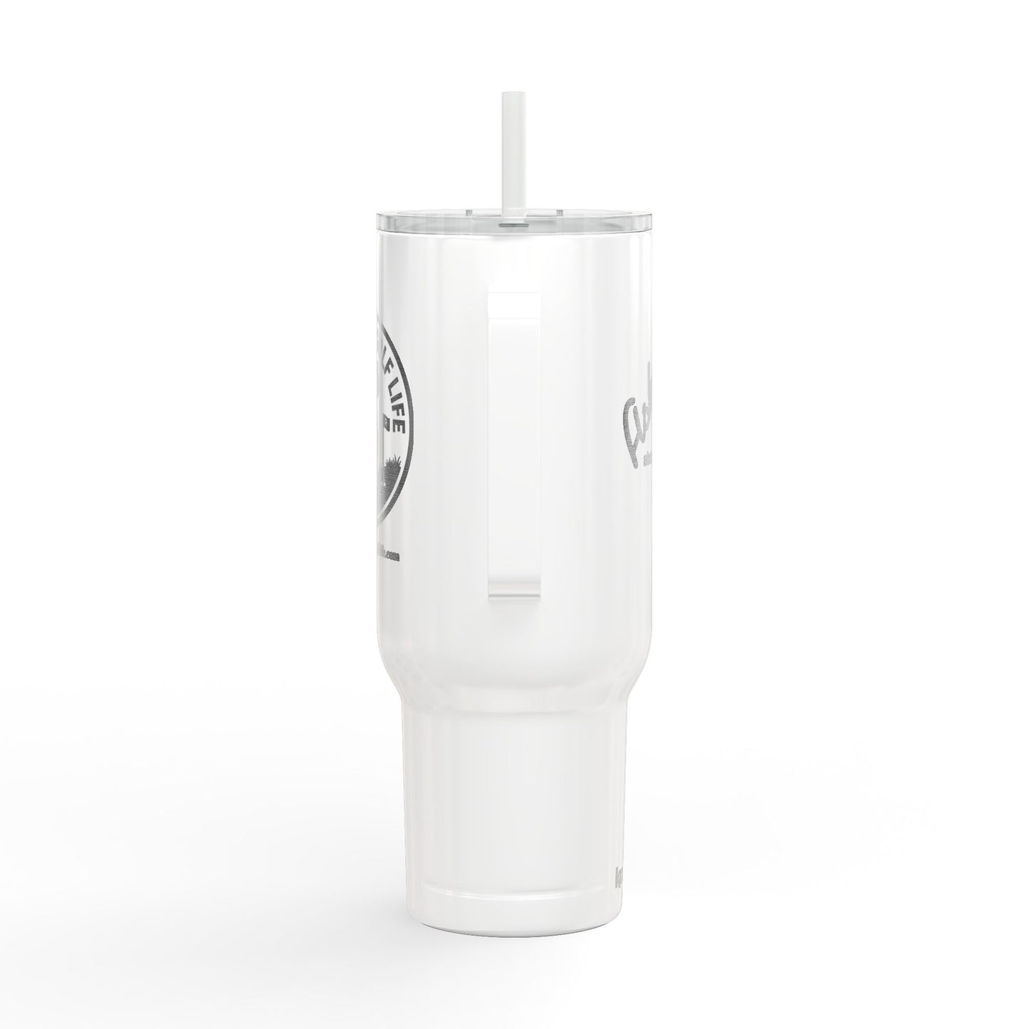 "Ask me about Recovery" Tumbler | Engraved 40oz Insulated Travel Cup with Lid