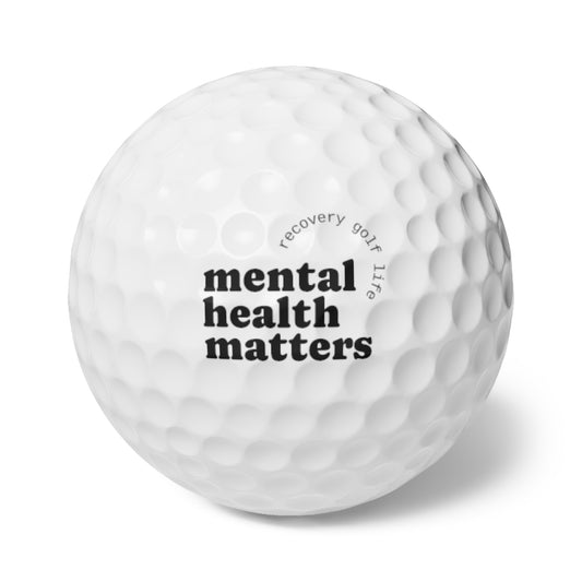 Mental Health Matters - Golf Balls, 6pcs