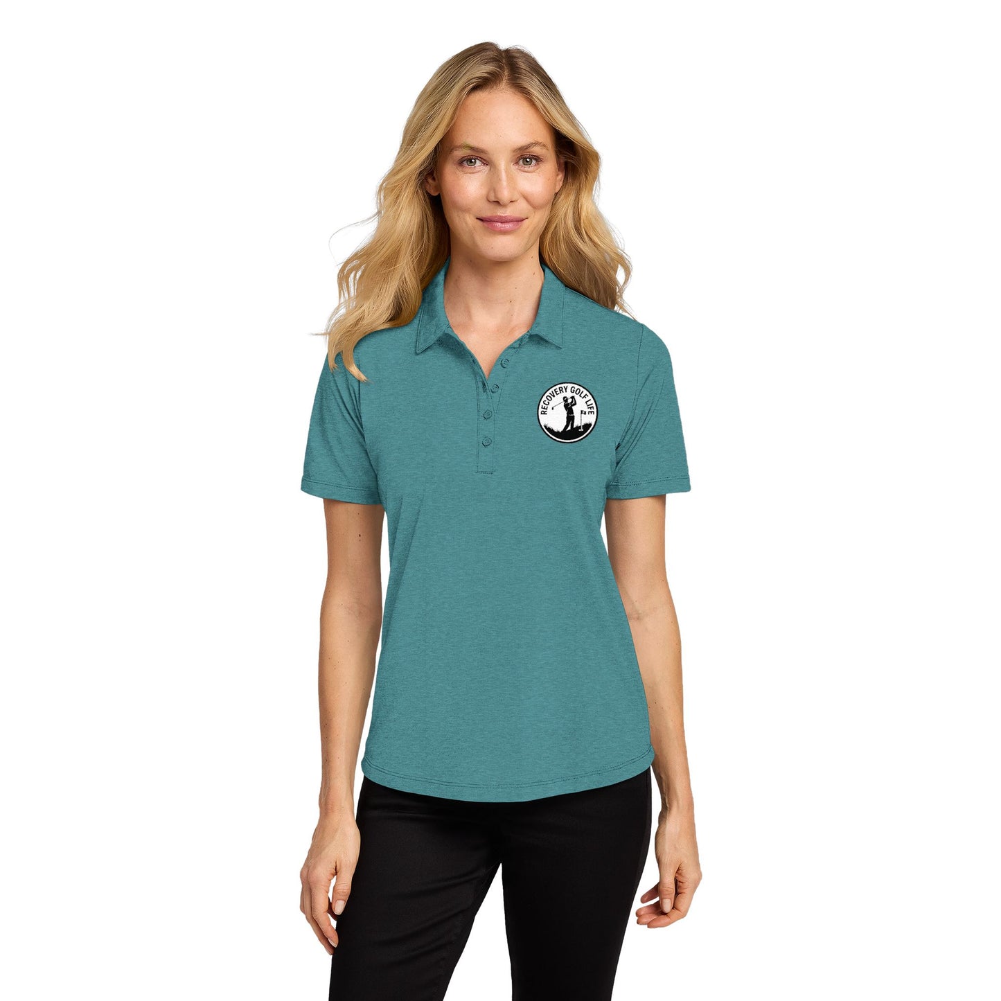 Ladies Polo — Embroidered Golf Emblem Women's Performance Polo