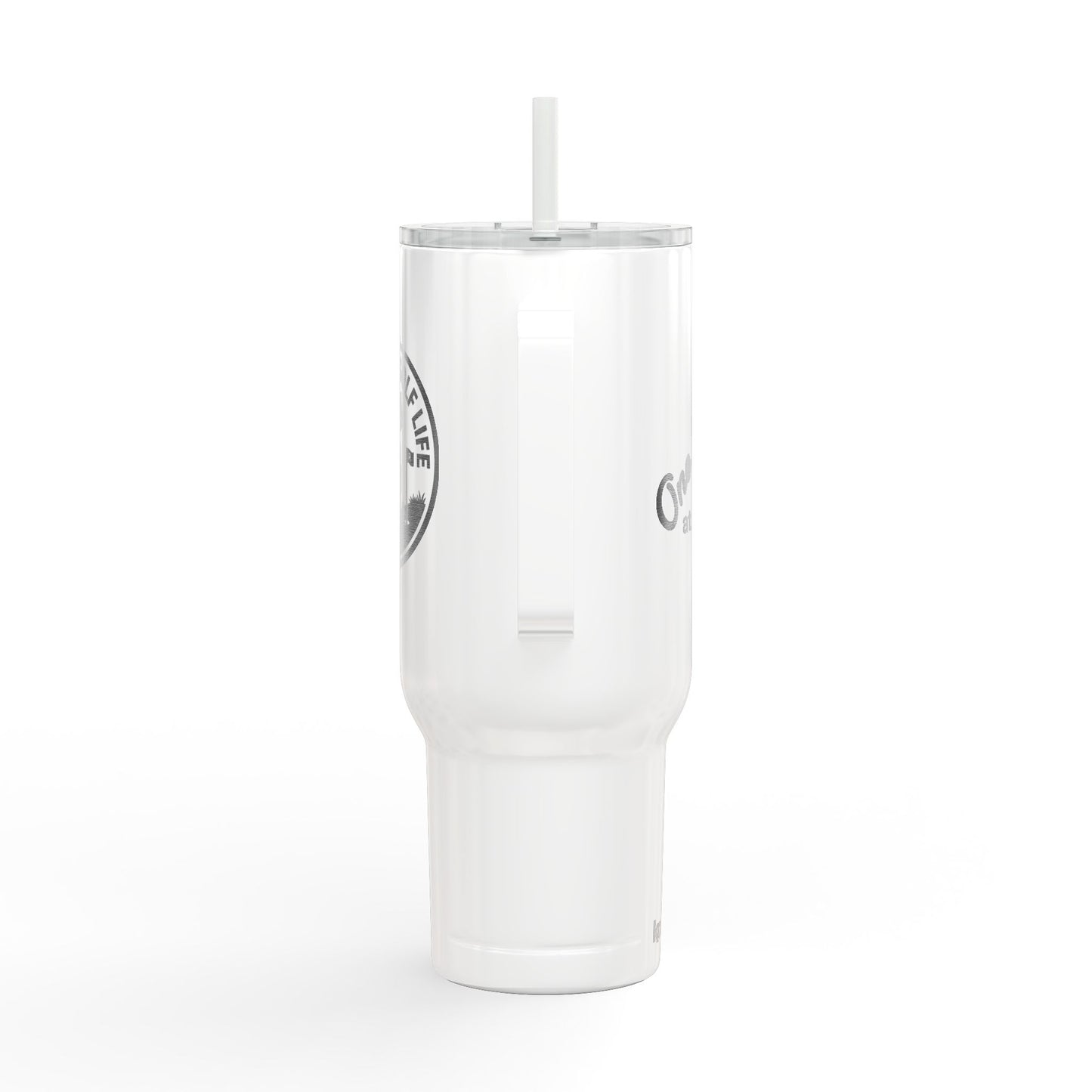 One Putt at a Time Tumbler | Engraved 40oz Insulated Travel Cup with Lid