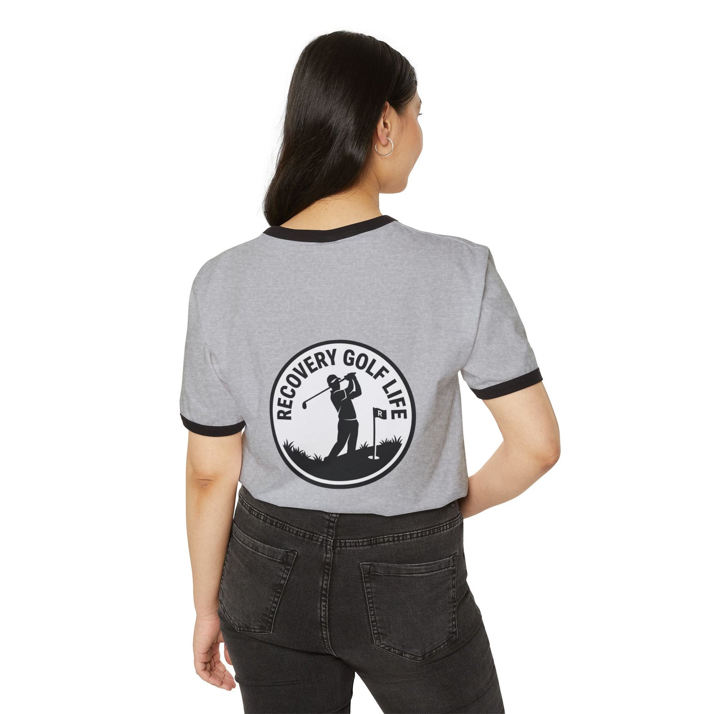 Unisex Recovery Golf Life - Ringer T-Shirt