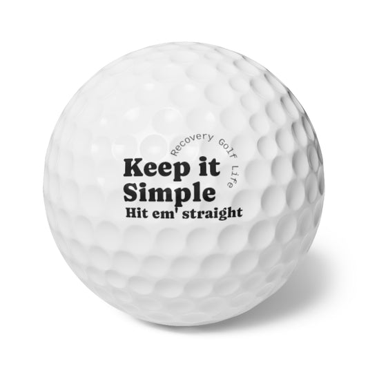 Keep it Simple - Golf Balls, 6pcs