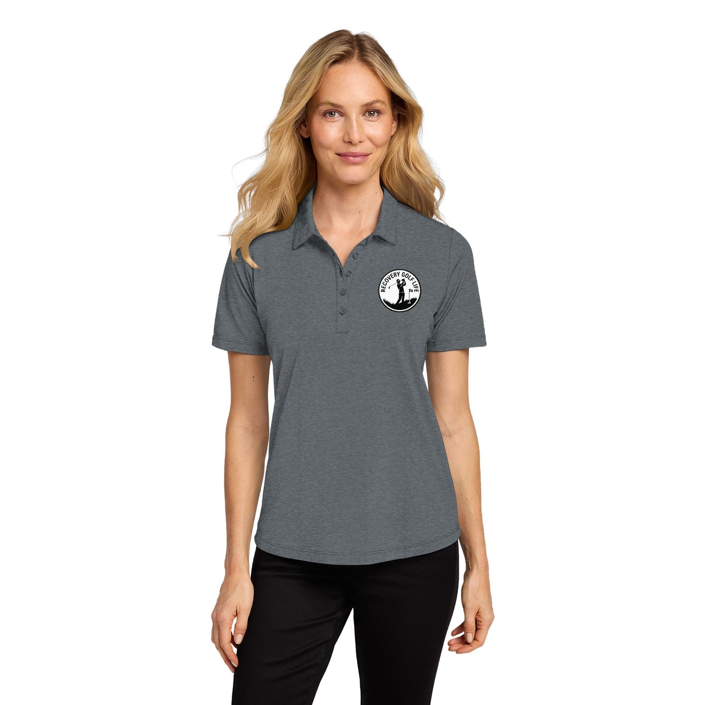 Ladies Polo — Embroidered Golf Emblem Women's Performance Polo