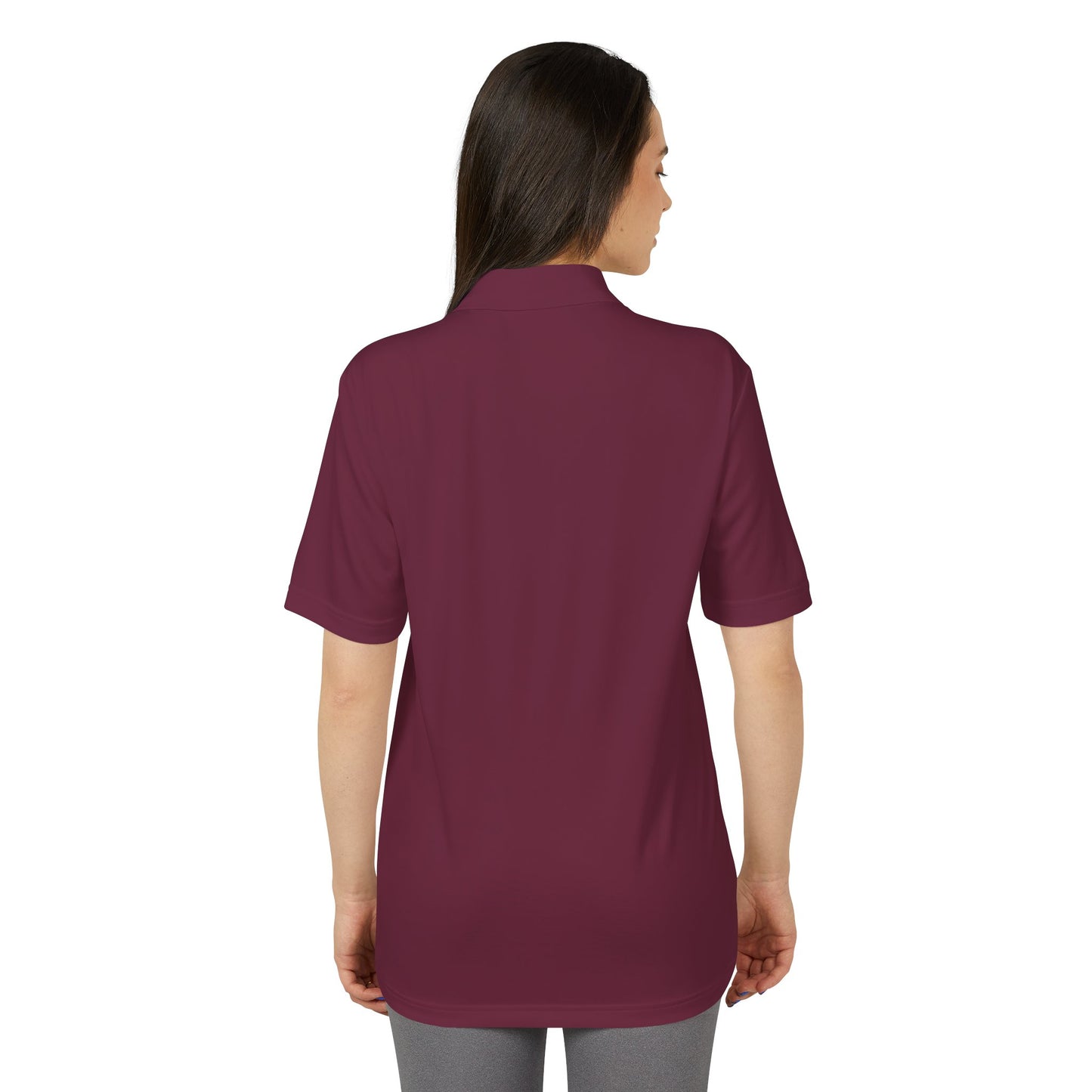 Unisex Performance Polo Shirt  — Classic Golf & Casual - Gift for Recovery Lifestyle
