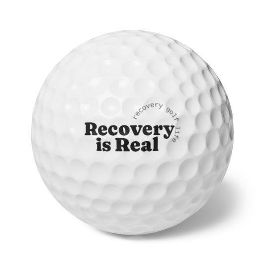 Recovery is Real - Golf Balls, 6pcs