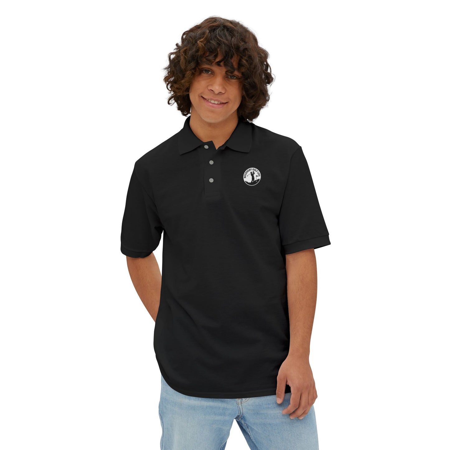 Classic Golf Crest Polo | Men's Polo, Embroidered Chest Logo